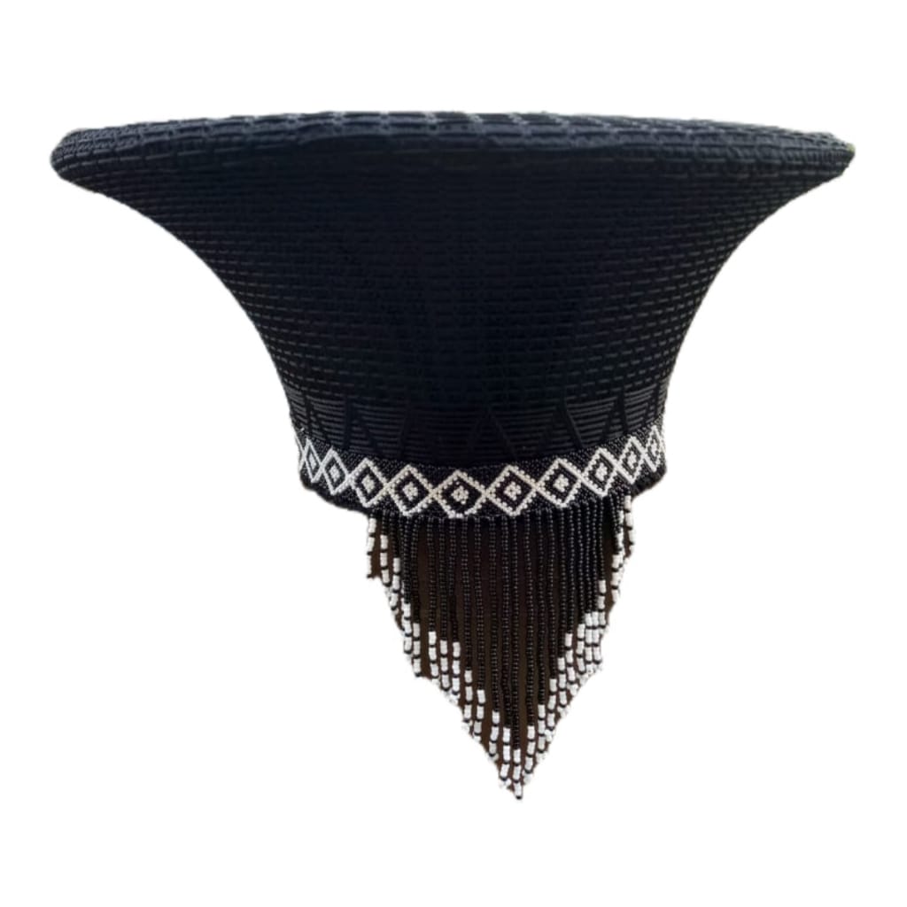 Beaded Isicholo Zulu Hat